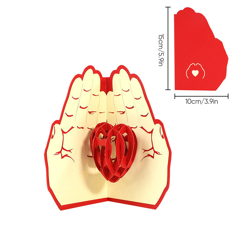 Popup Flower Greeting Card with 3D Laser-Cut Design for Mom, Grandma & Special Occasions | Thomler
