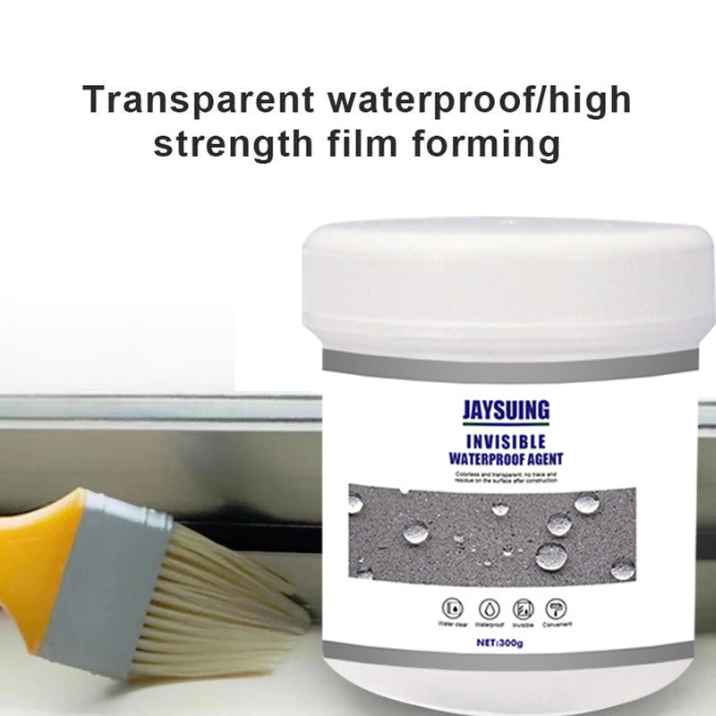 Clear Leak Sealer Paste for Walls, Roofs & Pipes – Waterproof Barrier Coating for Concrete, Wood, Metal & Tile Repair | Thomler