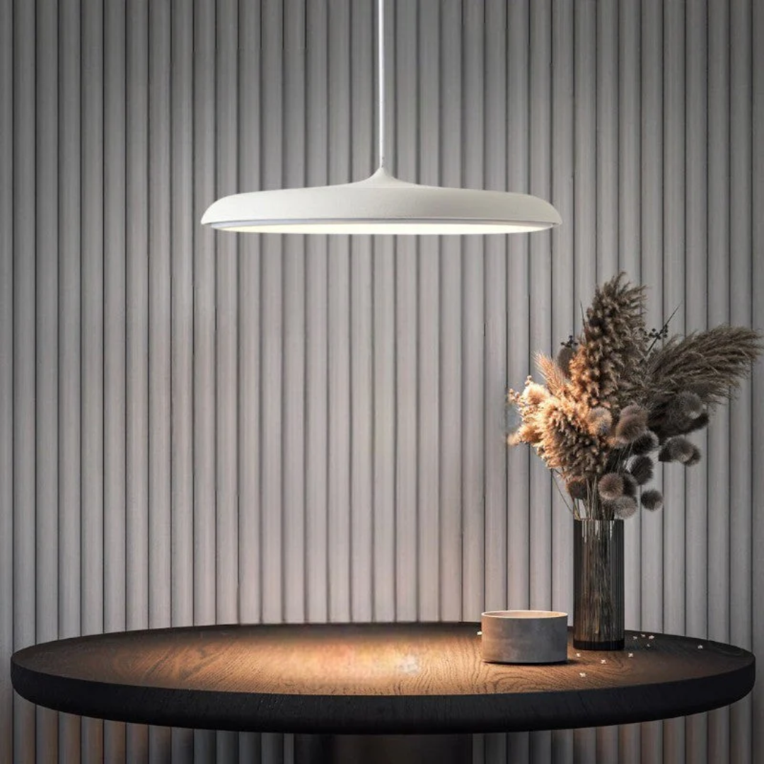 Pendant Light Metal Acrylic LED 40.0 cm Blue Dining Room Scandinavian Hanging Ceiling Light | Thomler