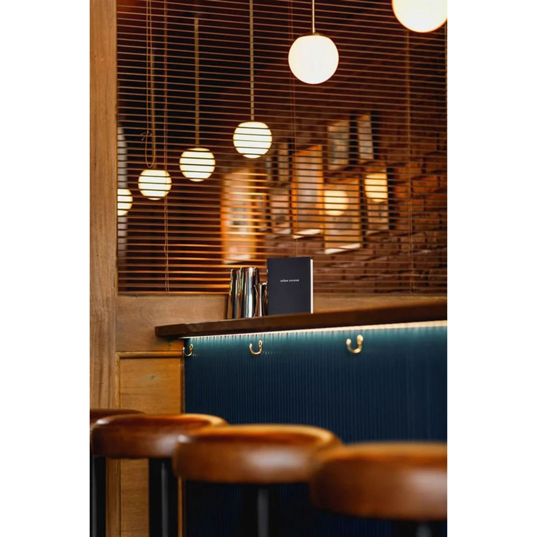 Pendant Light Brass Frosted Glass Globe Ceiling Hallway Dining Room Hanging Lamp Minimalist Scandinavian Modern Lighting | Thomler