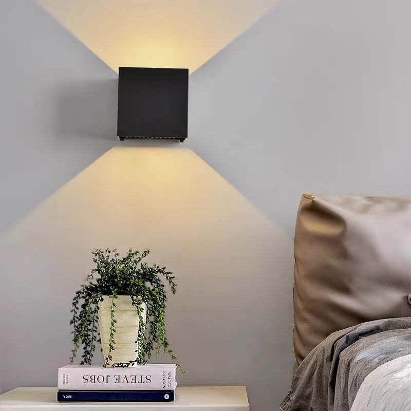 Adjustable Cube LED Outdoor Wall Light for Patio & Entryway | Thomler