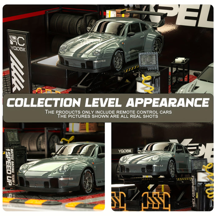 1:24 Scale RC Drift Car with Light-Up Wheels | 4WD Remote Control Racing Car | Thomler