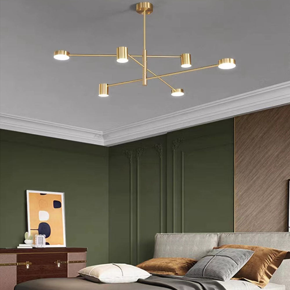 Industrial Branch Pendant Light LED Multi-Arm Metal Ceiling Fixture for Dining Room Kitchen Island 4/6/8 Arm Configuration | Thomler
