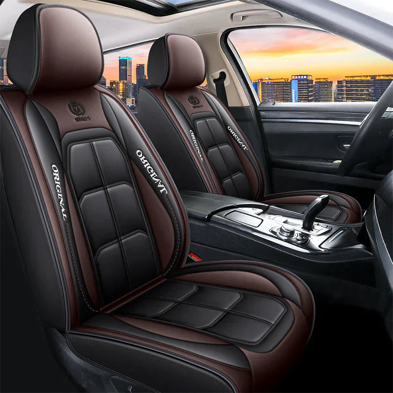 Padded Car Seat Protector Set – 11-Piece Full Coverage with Back Pocket & Airbag Cutout | Thomler