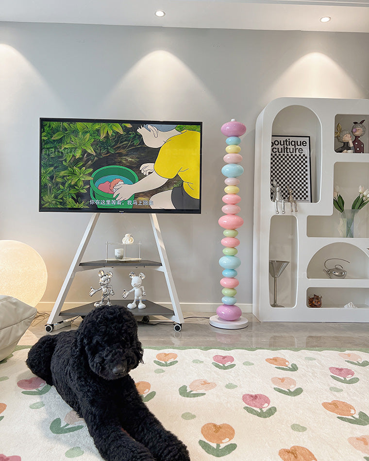Floor Lamp Acrylic Candy Column 63 in Decorative Living Room Bedroom Lighting Accent | Thomler