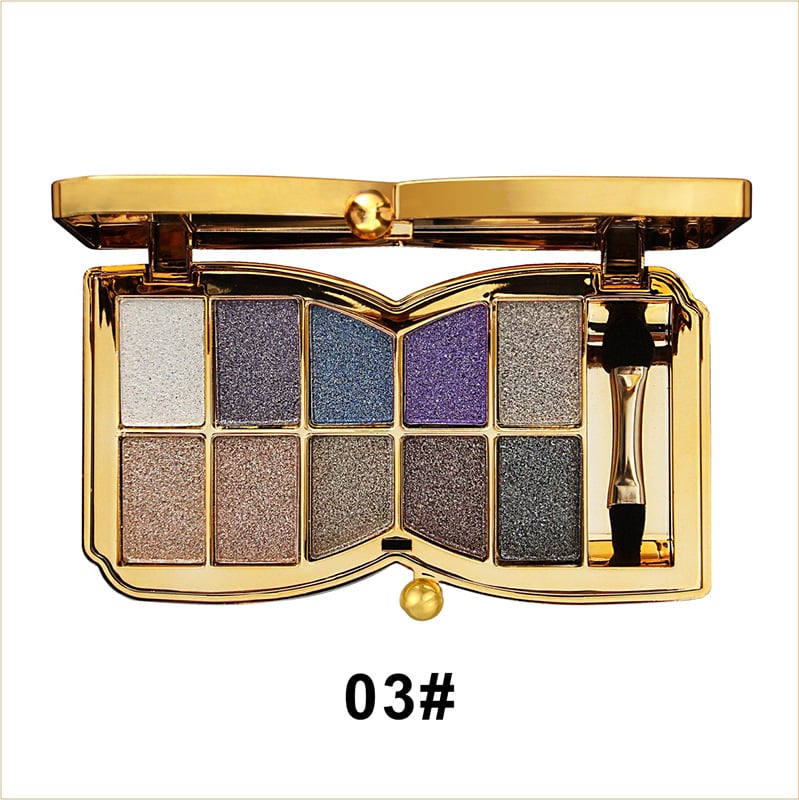 ShimmerGlam Pro – 10-farbige Glitzerpalette | 50% RABATT