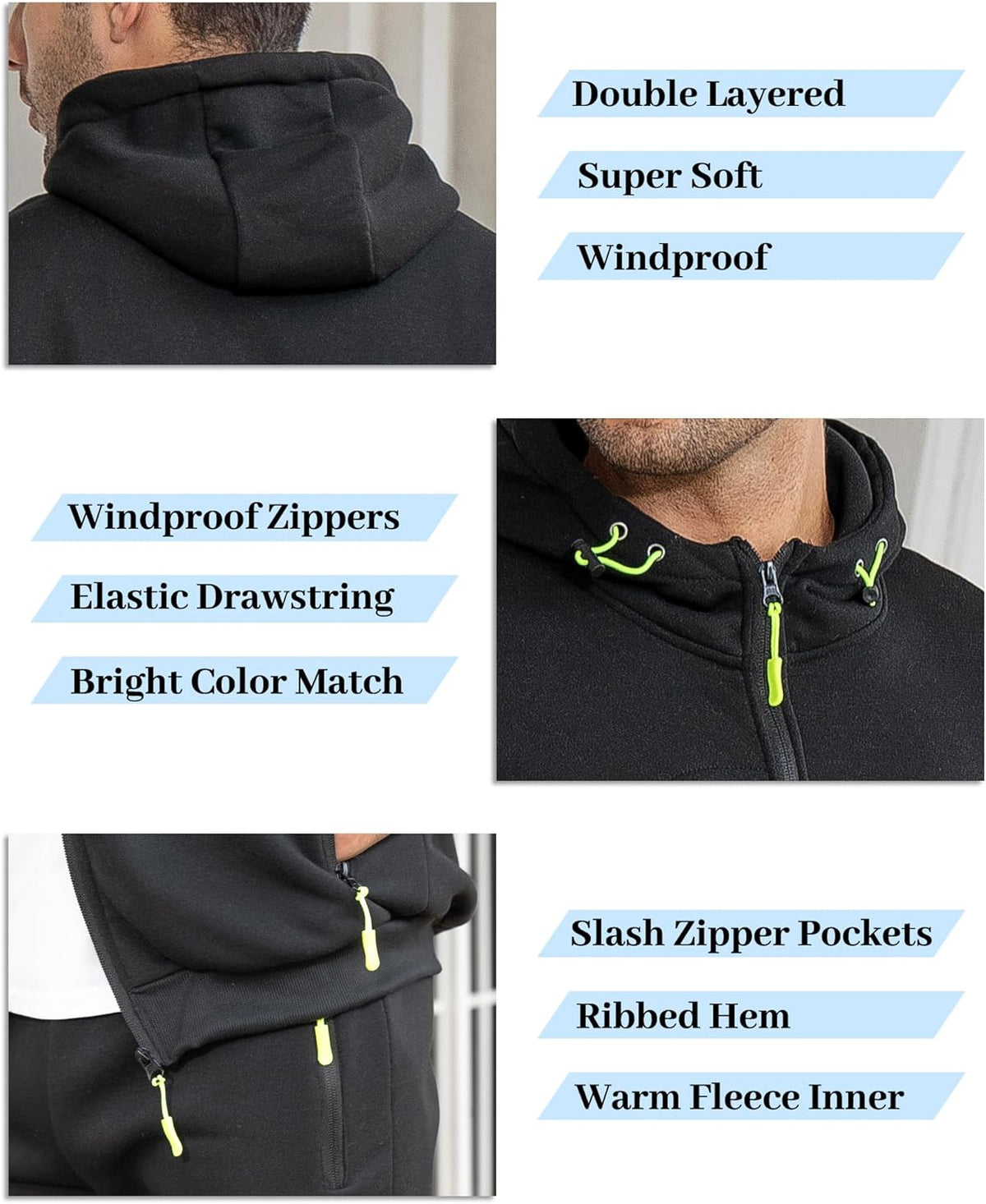 Men's Athletic Two-Piece Jogger Set with Pullover and Pants – Lightweight Breathable Tracksuit for Training, Gym & Casual Lounge Wear | Thomler