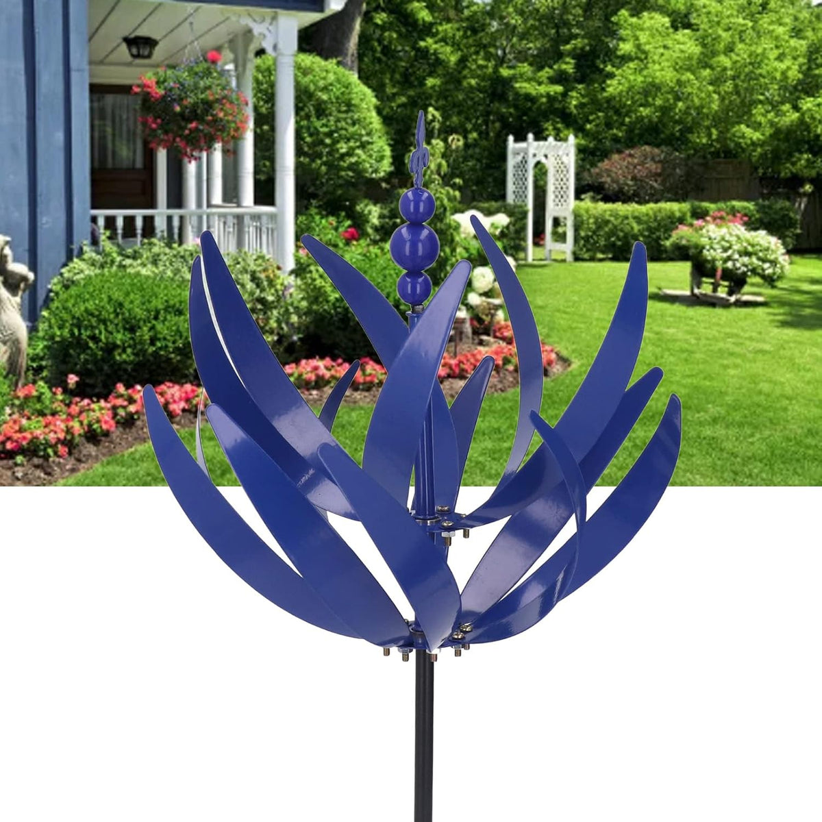 Spinning Wind Sculpture for Yard & Patio – 3D Kinetic Metal Spinner with 360° Motion | Thomler