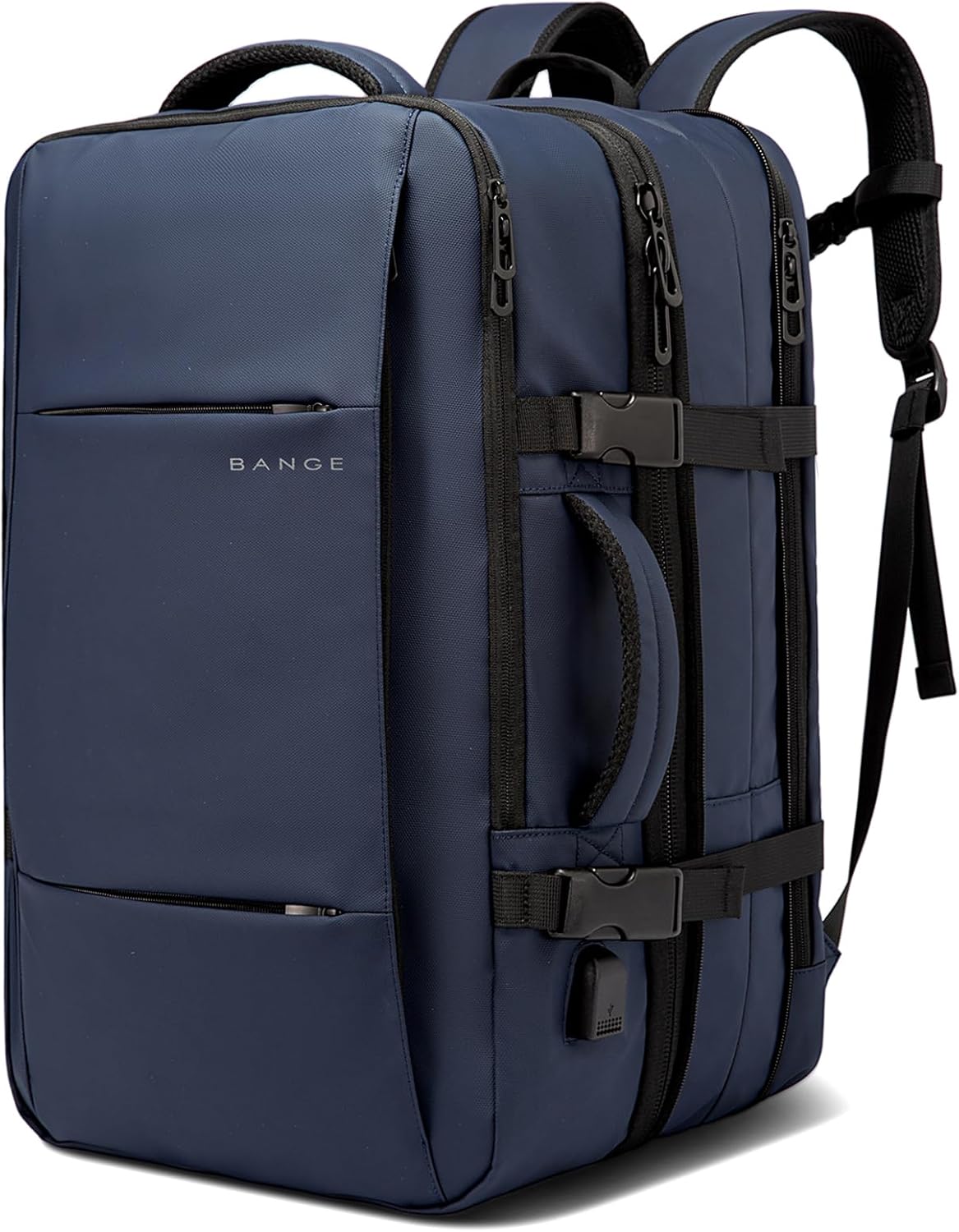 Convertible Carry-On Backpack with Laptop Compartment | Water-Resistant Travel Bag with Duffle Mode | Fits 17-Inch Laptop | Security Pocket | Thomler