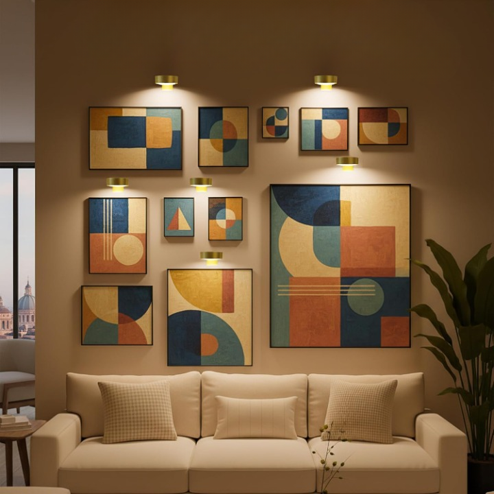 Battery-Powered Picture Light with Remote – Magnetic Mount LED Artwork Spotlight for Frames & Wall Displays | Thomler