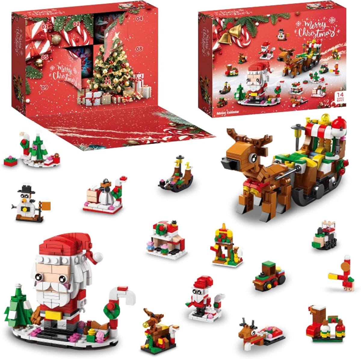 24-Day Construction Block Advent Calendar – Daily Holiday Building Fun for Kids & Families | Thomler