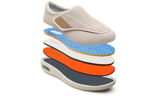 Orthopedic Sneakers for Edema & Sensitive Feet – Extra Wide Cushioned Walking Shoes with Adjustable Laces for Circulation & Diabetic Care | Thomler