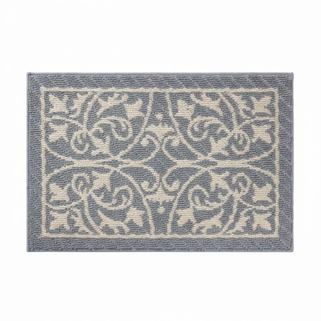 Entryway Mat with Non-Slip Rubber Backing – Low Profile Door Mat for Indoor Use – Traps Dirt & Moisture – Machine Washable | Thomler