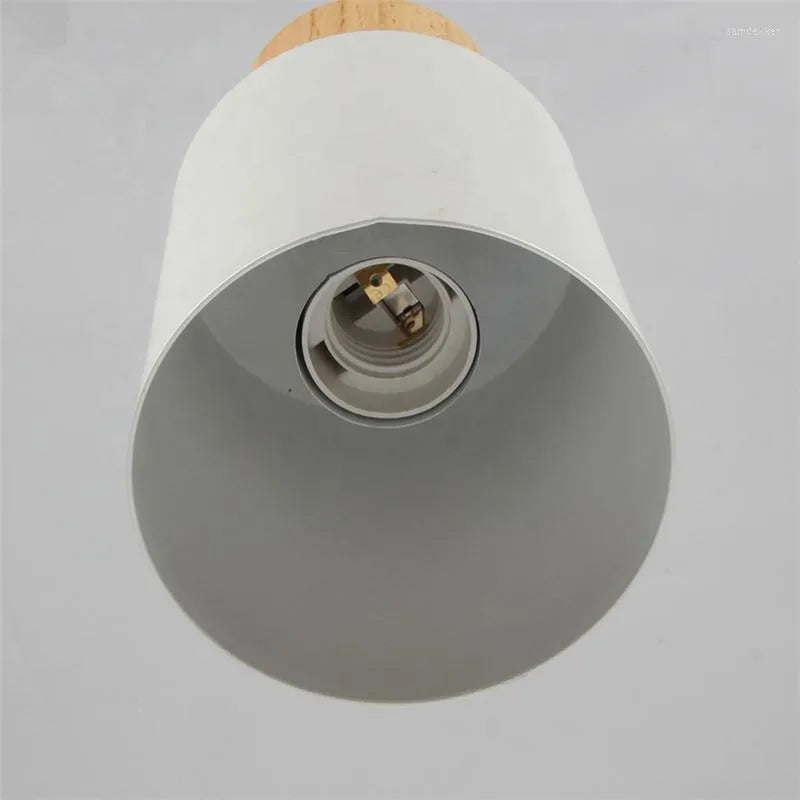 Industrial Metal & Wood Pendant Light – Single Bulb Hanging Fixture for Kitchen Island, Dining Room & Entryway – Adjustable Cord Ceiling | Thomler