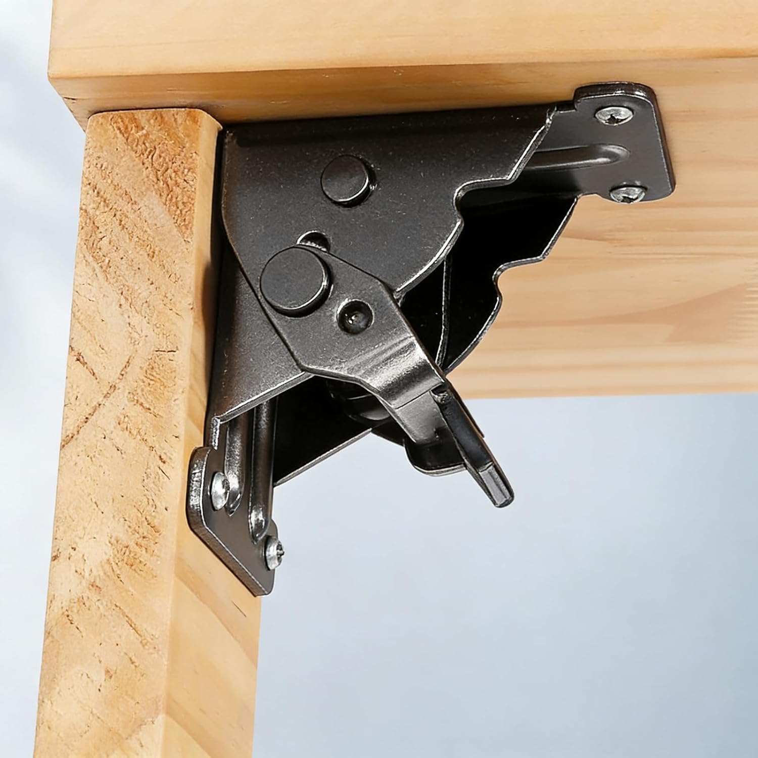 Stahl Klapptischbeschlag – Selbstverriegelnd, bis 225 kg, 2er-Set