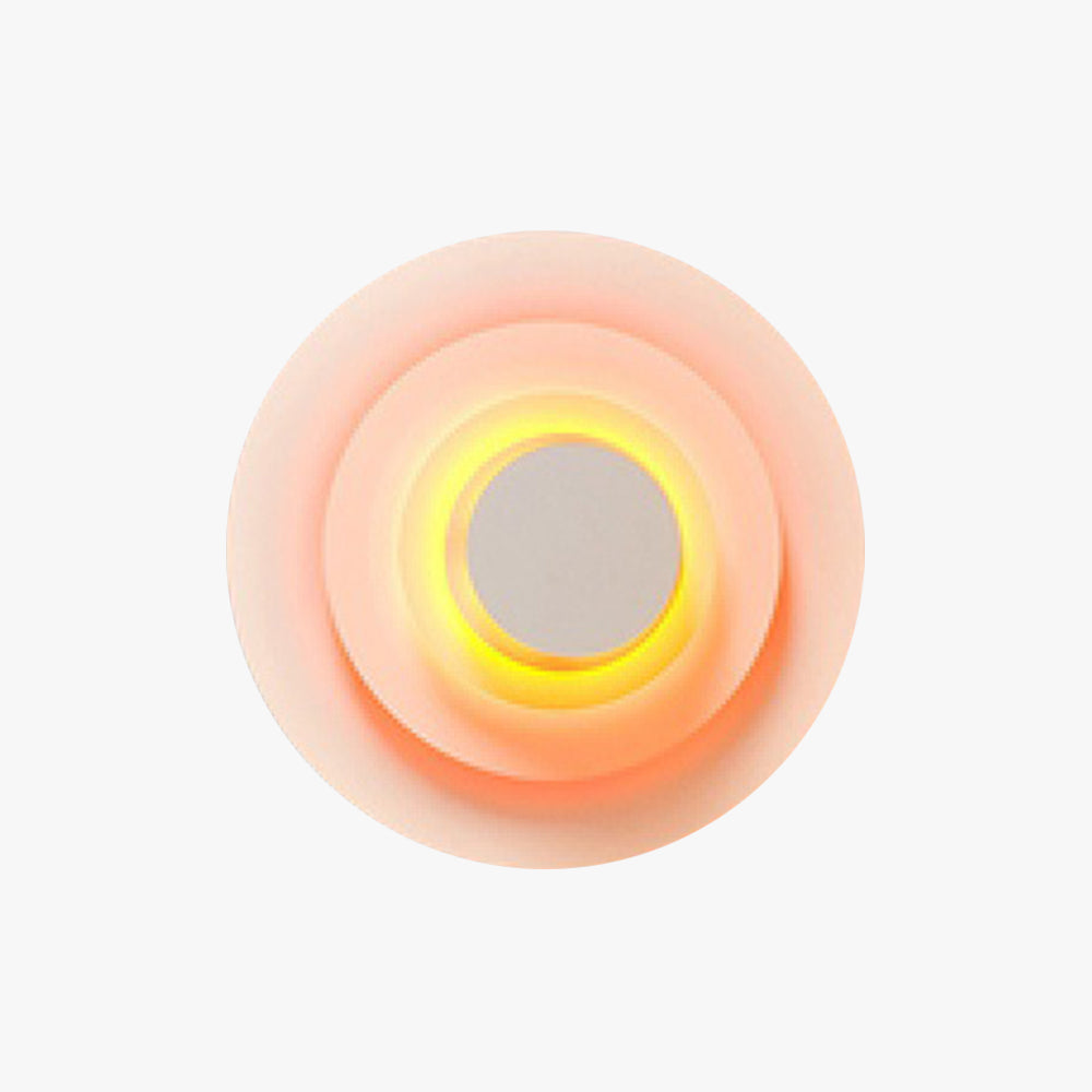 Colorful Round Metal Wall Sconce for Living Room, Bedroom & Dining Room – Modern Indoor Lighting Fixture | Thomler