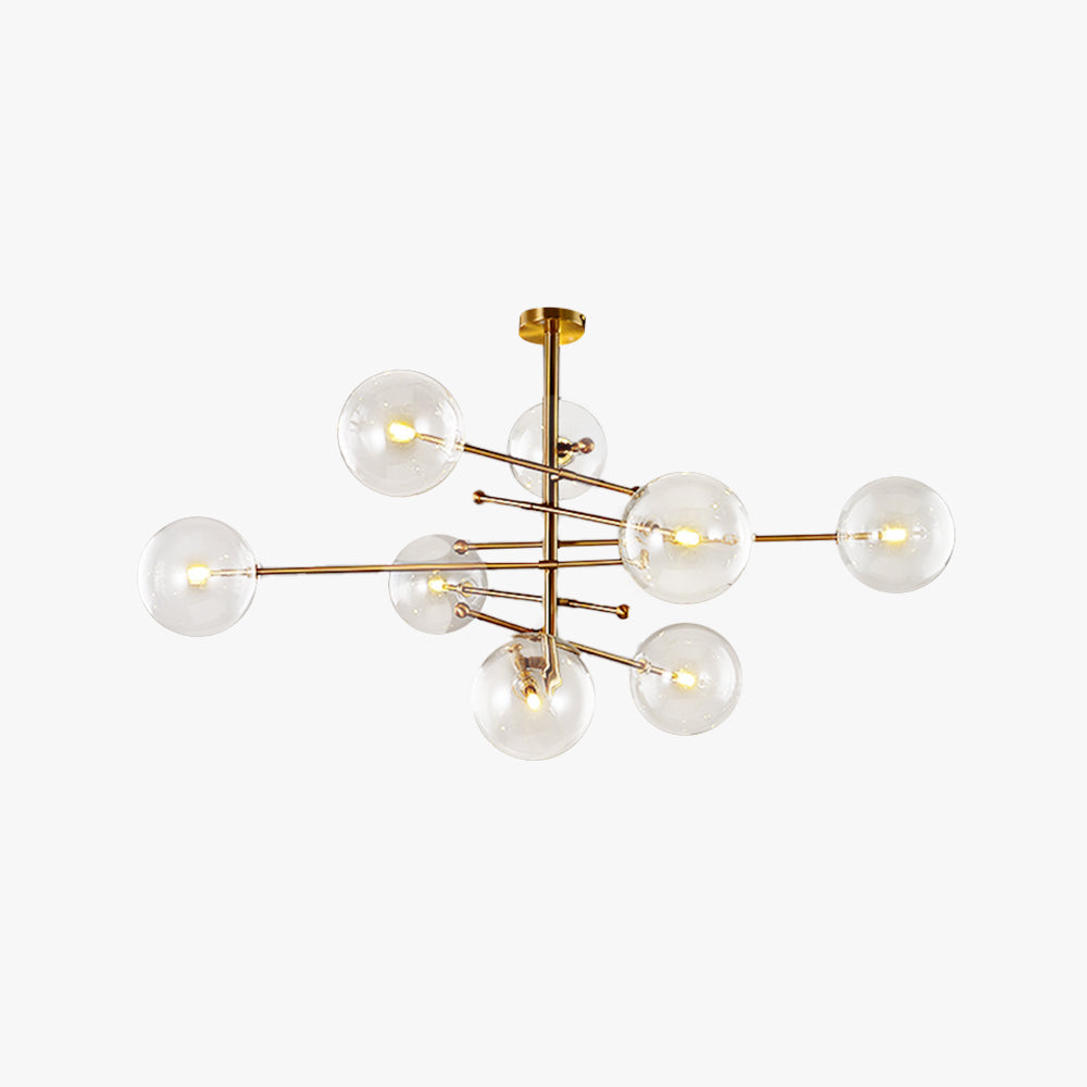 Bubble Glass LED Hanging Fixture – Multi-Light Modern Chandelier for Dining Room & Bedroom | Thomler