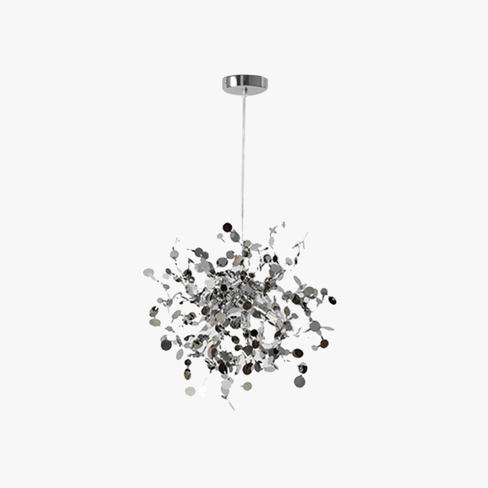Pendant Light Metal Sputnik Adjustable Chain Gold Silver Dining Room Living Room Chandelier LED G9 Ceiling Fixture | Thomler
