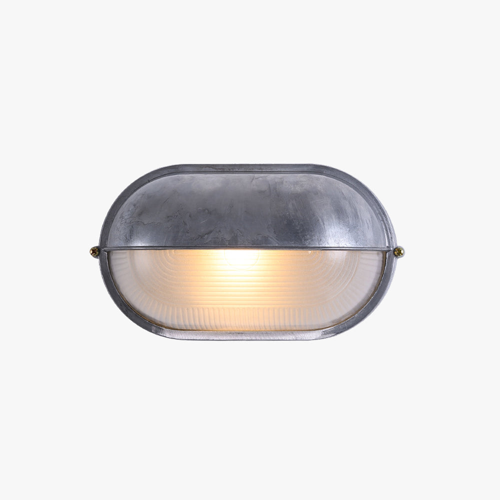 Contemporary Cylindrical Weatherproof Exterior Sconce – Hardwired Metal & Glass in Gold or Silver Finish – IP65 Rated for Patio, Deck & | Thomler