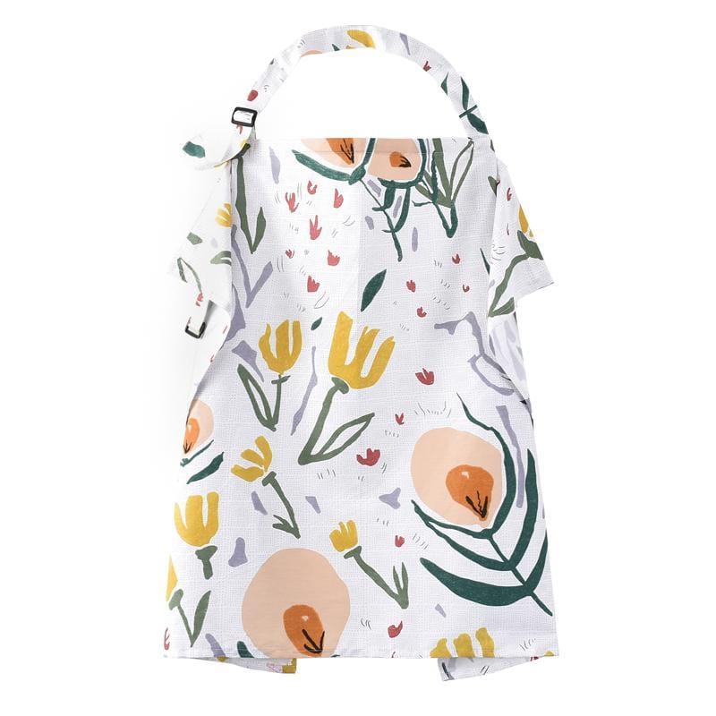 Breastfeeding Privacy Apron with Adjustable Neck Strap – Lightweight Cotton Feeding Shield for Moms – Portable Infant Nursing Drape | Thomler