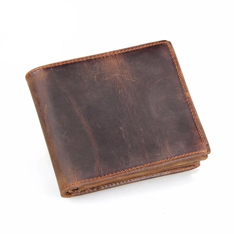 Genuine Cowhide Bifold Wallet for Men – Classic Style with RFID Protection & Card Slots | Thomler