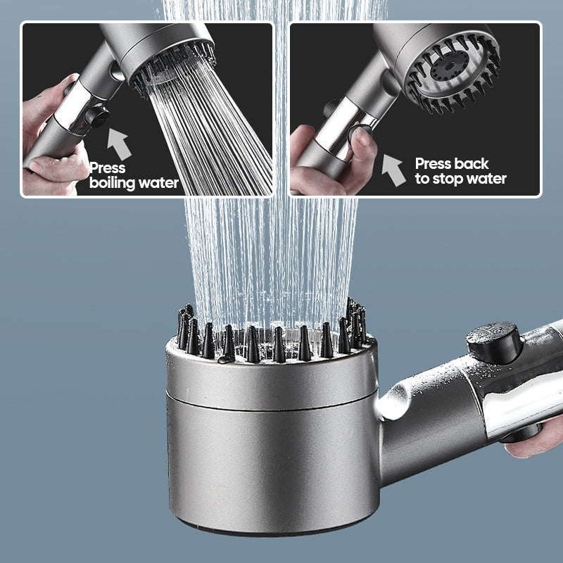 3-Mode High-Pressure Handheld Shower Head with On/Off Pause Switch & Built-In Water Filter | Thomler