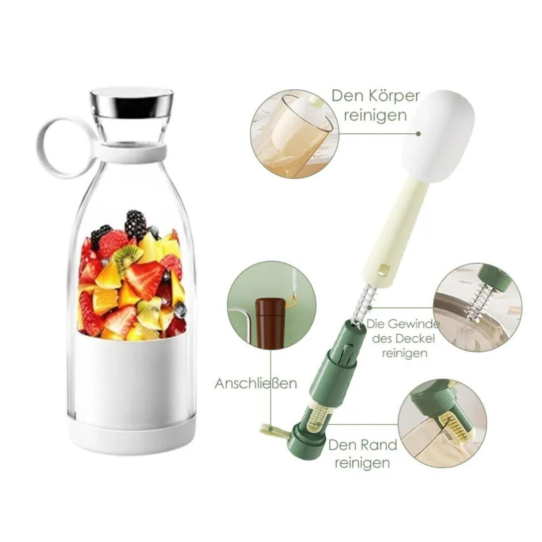 Rechargeable Personal Blender Bottle with USB Charging for Smoothies Shakes & Protein Drinks – Portable Single Serve Blender Mixer Cup for | Thomler