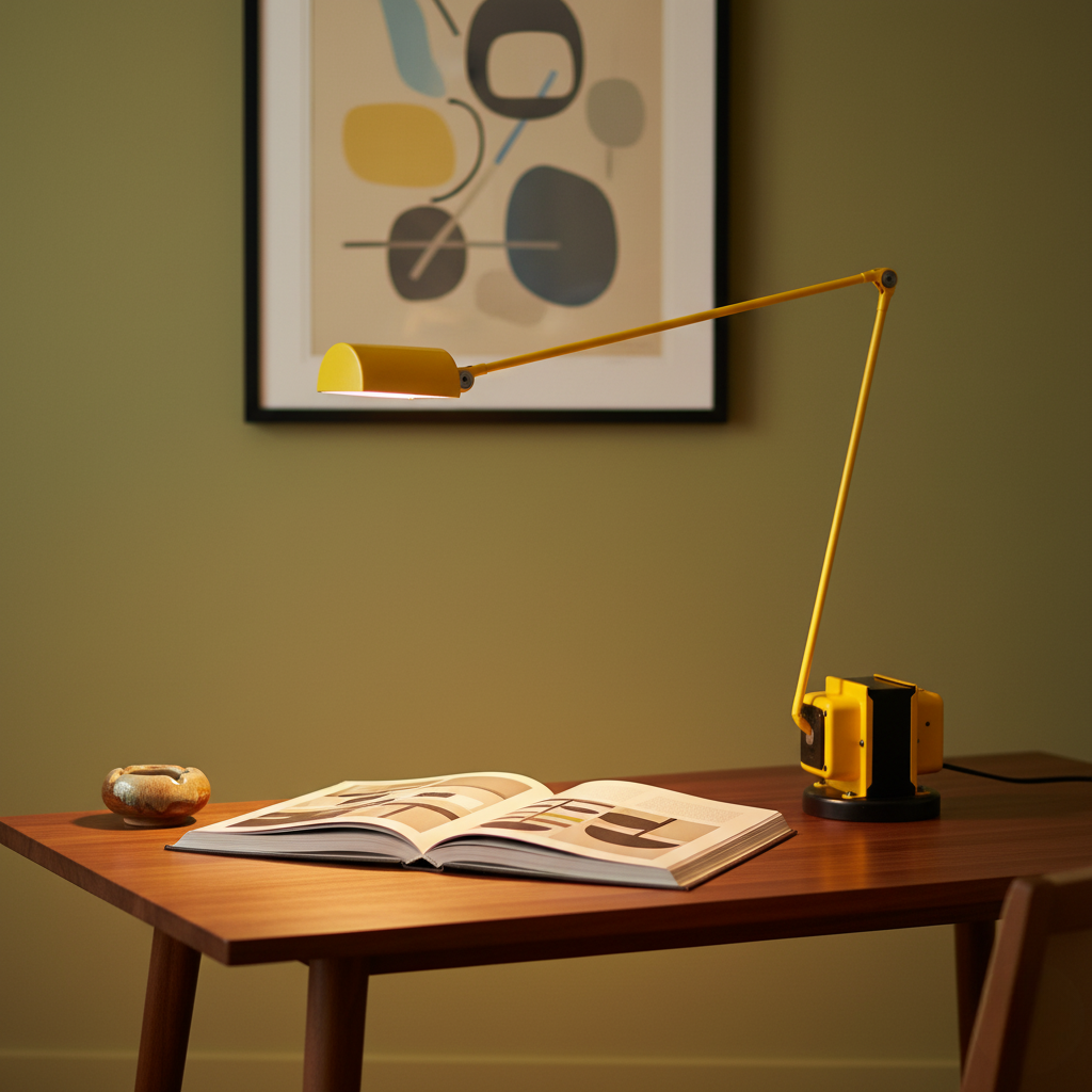 Articulated Metal Task Light with Dual-Segment Arm & Dimming Control | Thomler