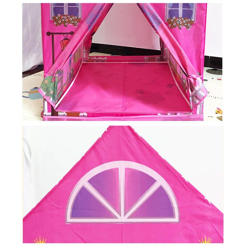 Kids Play Tent Castle Playhouse for Indoor & Outdoor – Pop-Up Hideaway Fort for Toddlers Girls Boys – Portable Lightweight Folding Cottage | Thomler