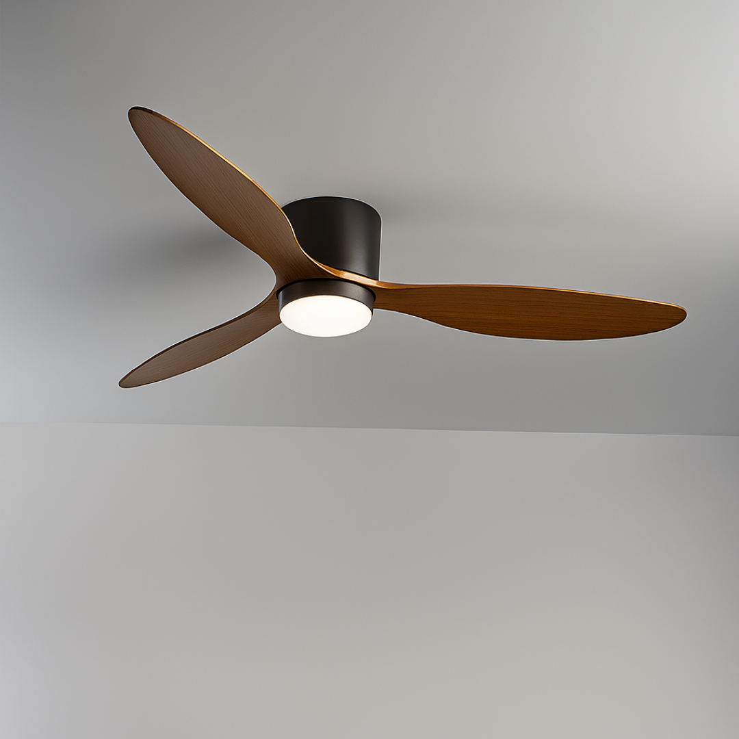 42-Inch Ceiling Fan with Dimmable LED Light & Remote | 3-Speed Reversible Motor for Year-Round Comfort | Thomler