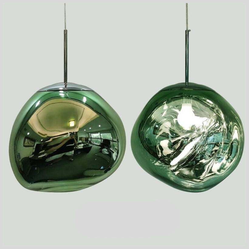 Pendant Light Mirrored Glass Sphere E27 Adjustable Dining Room Kitchen Island Hanging Ceiling Lamp | Thomler
