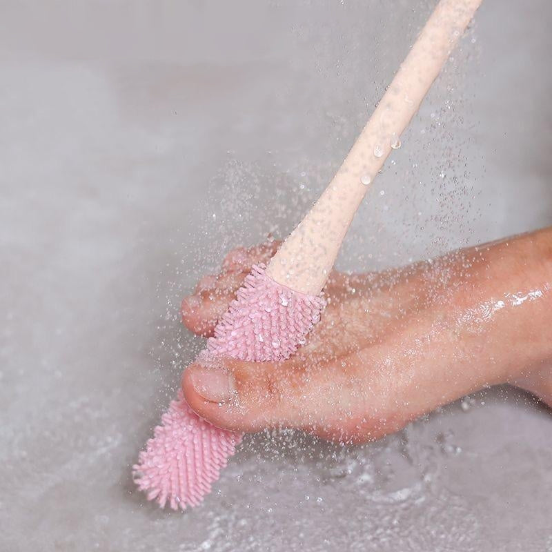 Interdigital Foot Scrubber for Shower – Soft-Bristle Hygiene Tool for Toes – Ergonomic Handle, Gentle Cleaning Between Toes, Compact | Thomler