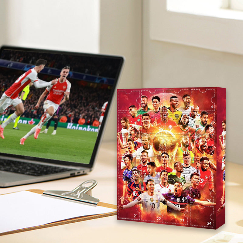 Soccer Advent Calendar – 24-Day Countdown with Player Figurines | Thomler