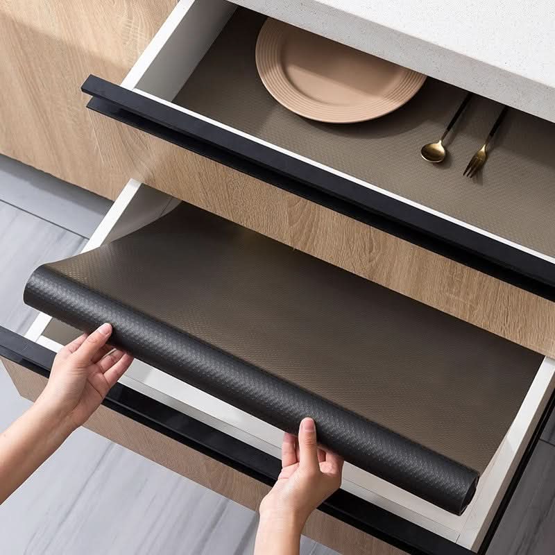 Non-Slip Drawer Mat – Moisture-Resistant Cabinet Protection for Kitchen & Storage | Thomler