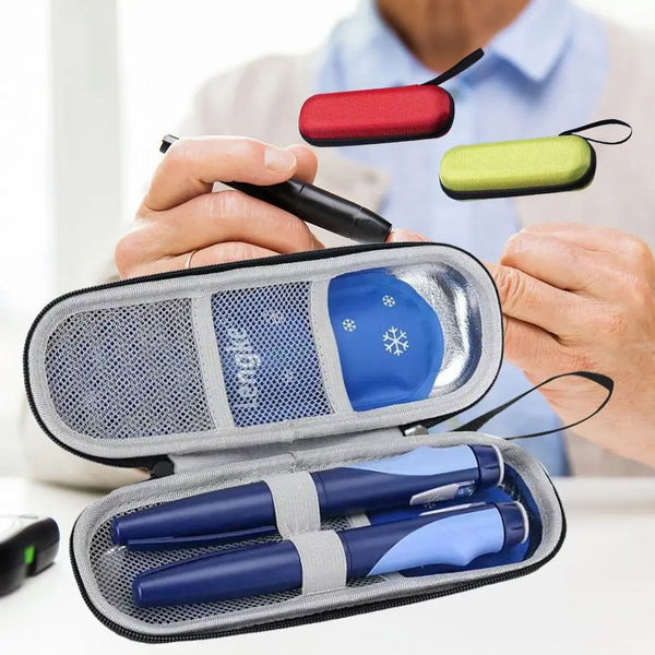 Portable Medication Cooler Travel Case with Reusable Ice Packs for Temperature-Sensitive Supplies | Thomler