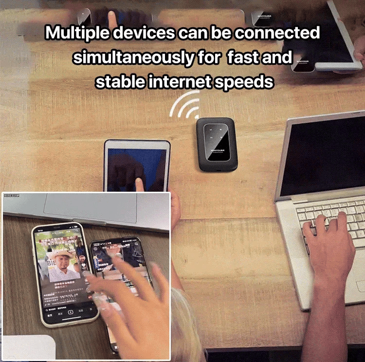 Pocket-Size 5G Mobile Hotspot – Stream, Work & Travel with Blazing Wireless Internet Anywhere | Thomler