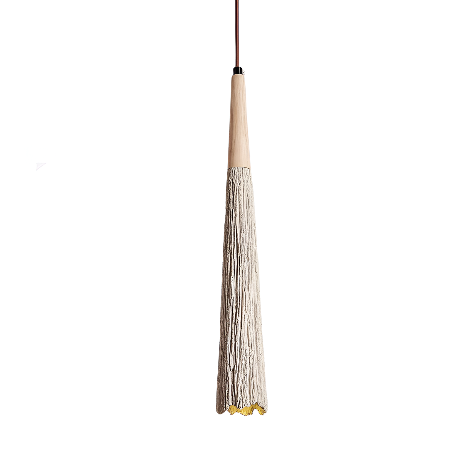 Pendant Light Cement 13.8 in Cream Dining Room Kitchen Island Hanging Ceiling Minimalist Wabi Sabi Rustic Fixture | Thomler