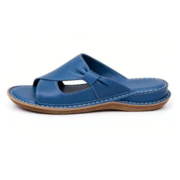Orthopädische Leder-Sandalen — Echtes Leder, Fußgewölbestütze, Größen 35–43