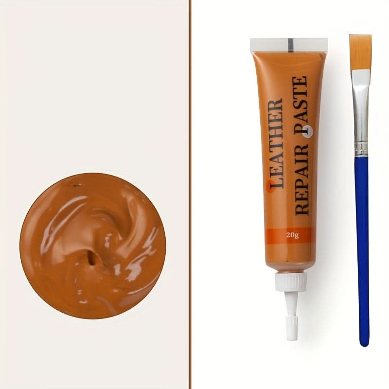 Leather & Vinyl Repair Kit for Couches, Car Interiors & Upholstery – 12 Color Options for Furniture Touch-Ups | Thomler
