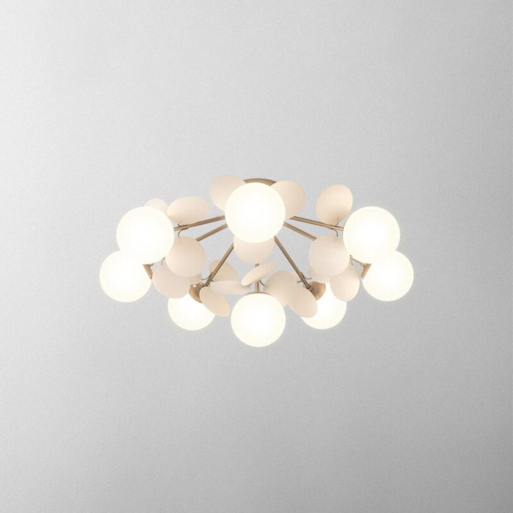 Modern Branch Chandelier with Glass Shades – LED Ceiling Light for Dining Room & Kitchen | Thomler