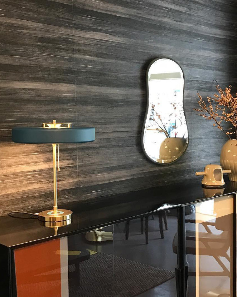 Table Lamp Brass 10W 13.8 in x 16.5 in Bedroom Living Room Study Vintage Midcentury Style Lighting | Thomler