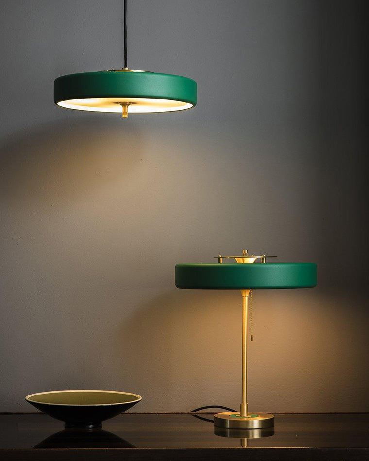 Table Lamp Brass 10W 13.8 in x 16.5 in Bedroom Living Room Study Vintage Midcentury Style Lighting | Thomler