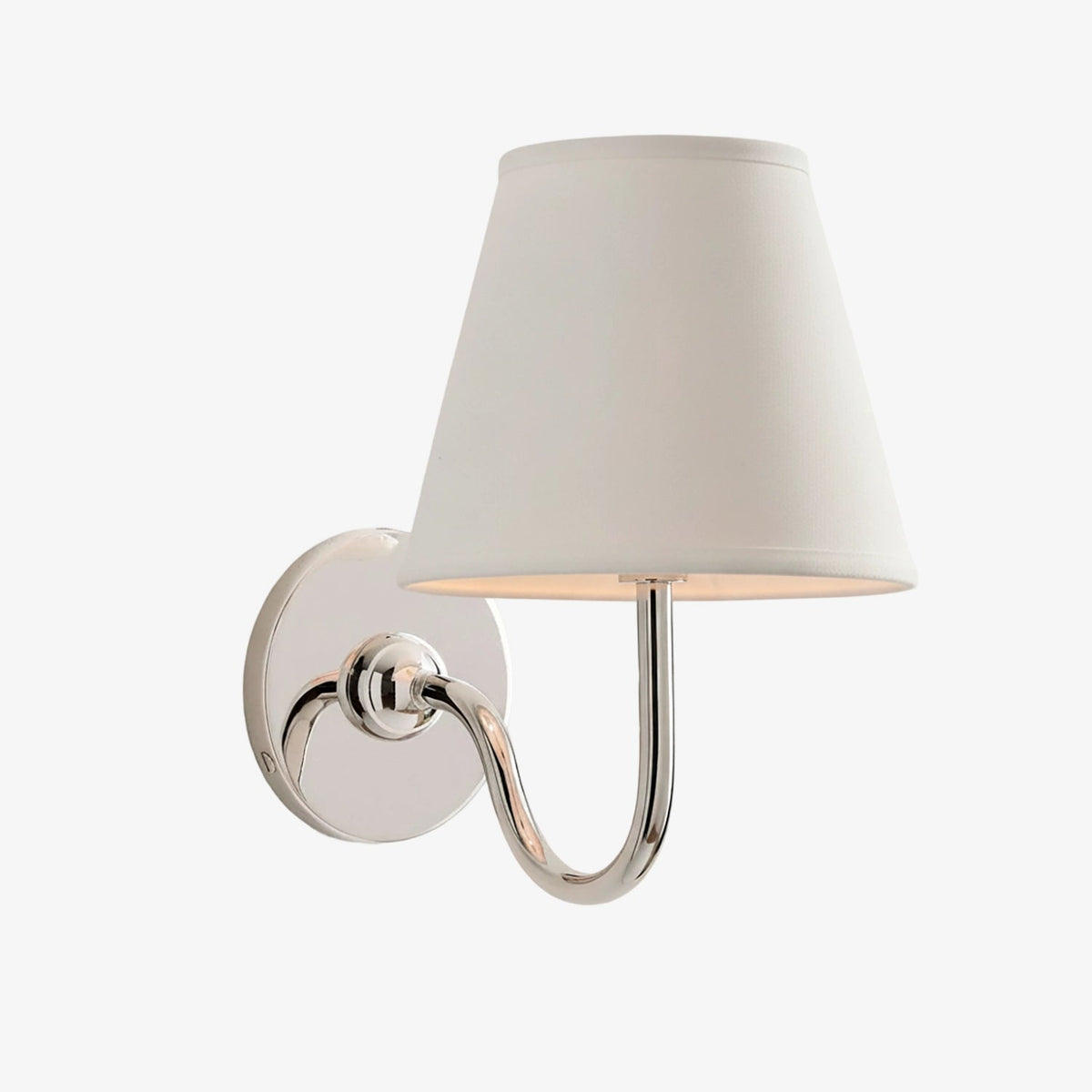 Brass Sconce with Fabric Drum Shade – 1 or 2 Light Hardwired Fixture for Bedroom, Hallway & Living Room | Thomler