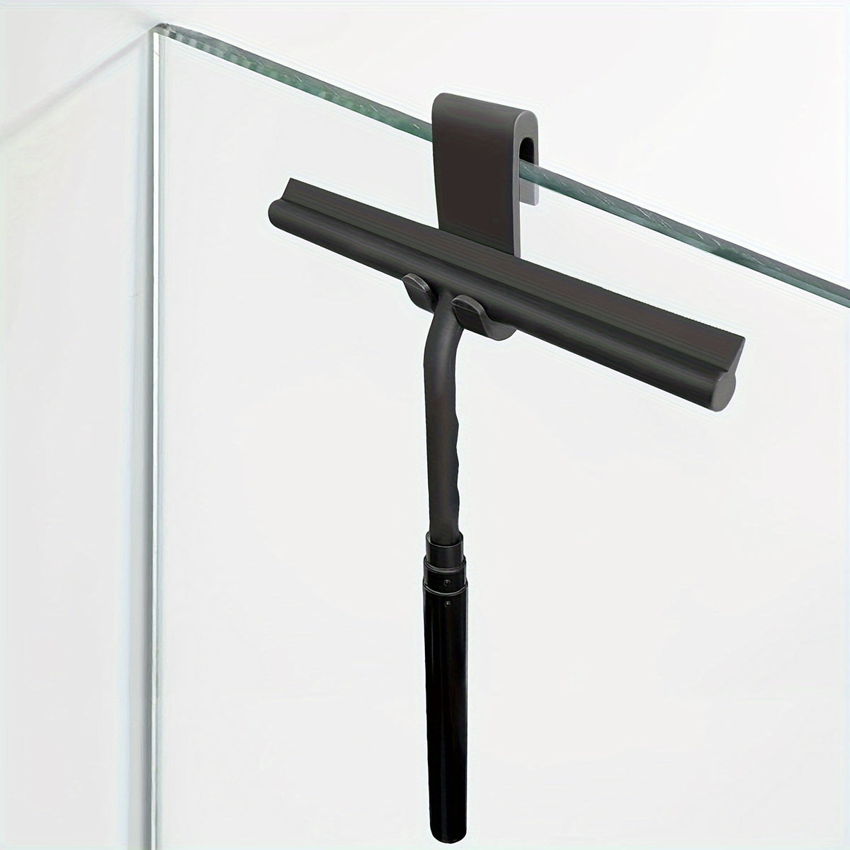 Telescoping Bathroom Squeegee with Wall Mount – Glass & Tile Cleaner for Shower, Tub & Floor | Thomler