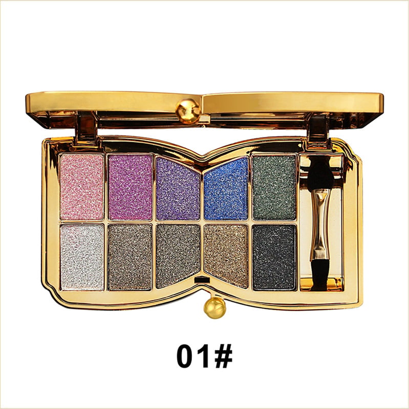 ShimmerGlam Pro – 10-farbige Glitzerpalette | 50% RABATT
