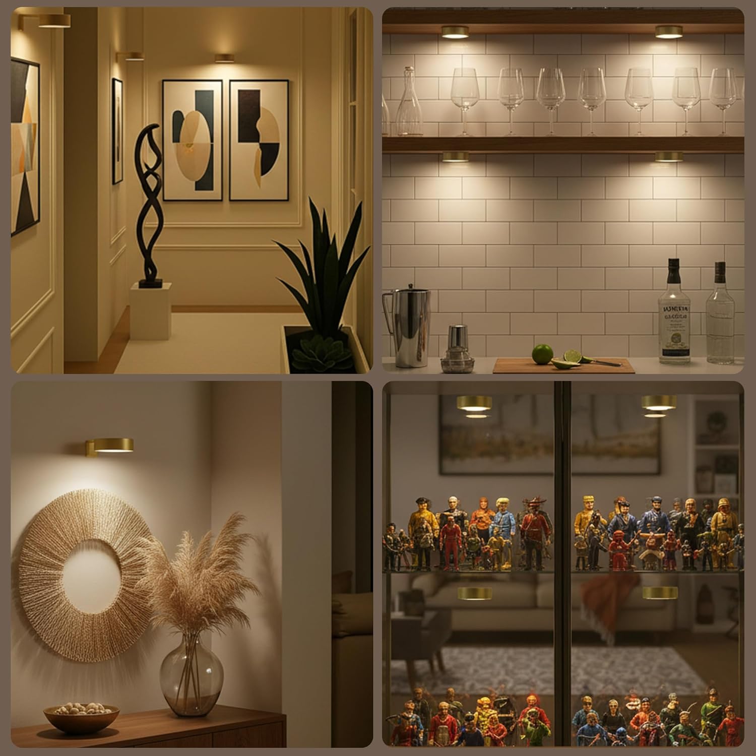 Battery-Powered Picture Light with Remote – Magnetic Mount LED Artwork Spotlight for Frames & Wall Displays | Thomler