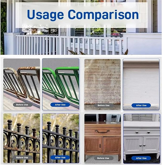 Corrosion Barrier Coating for Metal Surfaces – Stops Oxidation, Restores Finish, Long-Lasting Protection for Gates, Fences, Tools & Machiner | Thomler