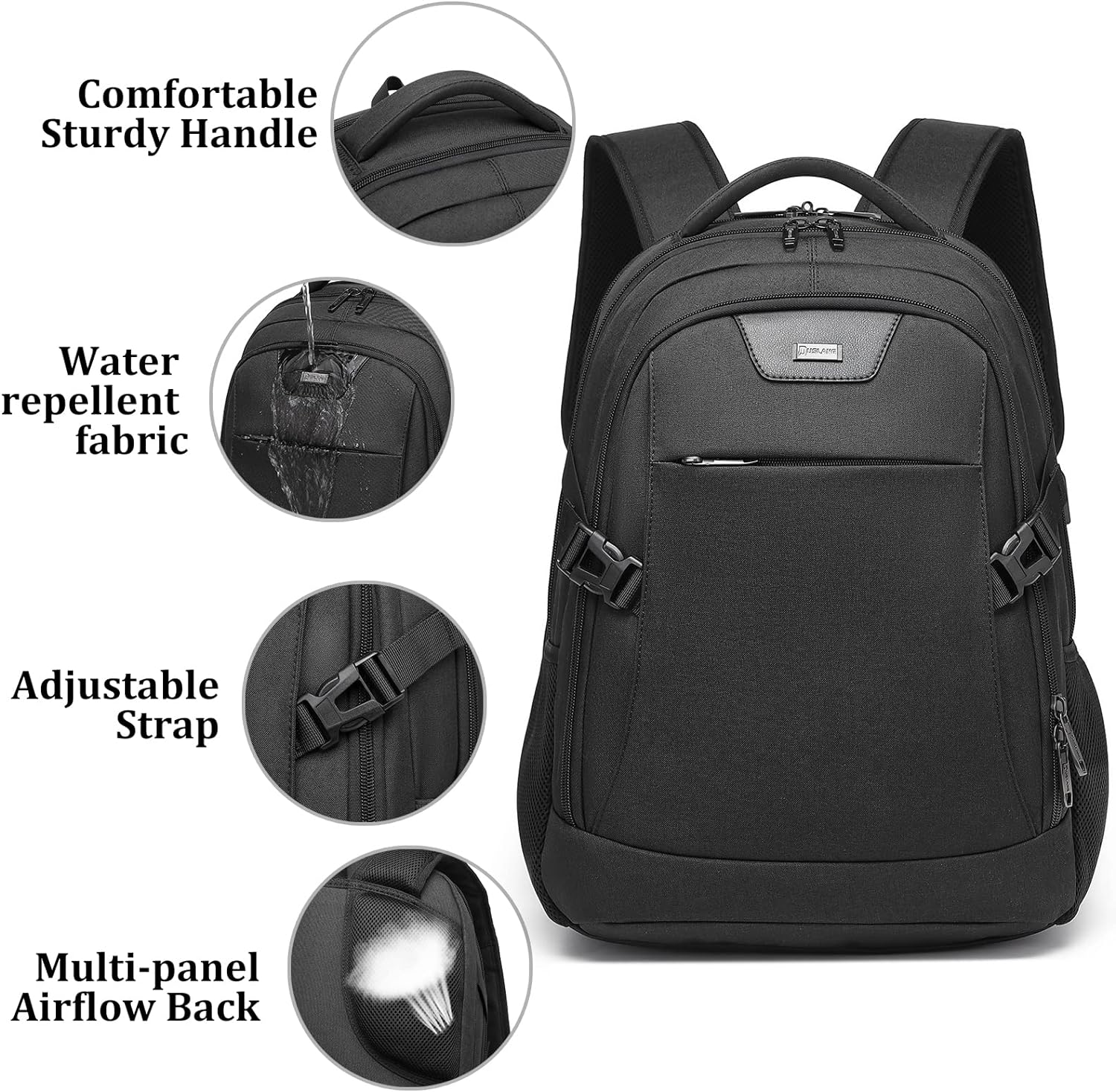 Tech-Ready Laptop Backpack with Charging Port, Anti-Theft Pocket & Multi-Day Compartments for Commute & Travel | Thomler