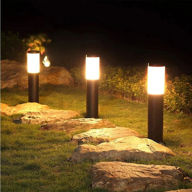 Stainless Steel Solar Lawn Stake Light Outdoor Pathway Marker with Auto Dusk Sensor Waterproof Garden Landscape Lighting for Walkway Yard | Thomler
