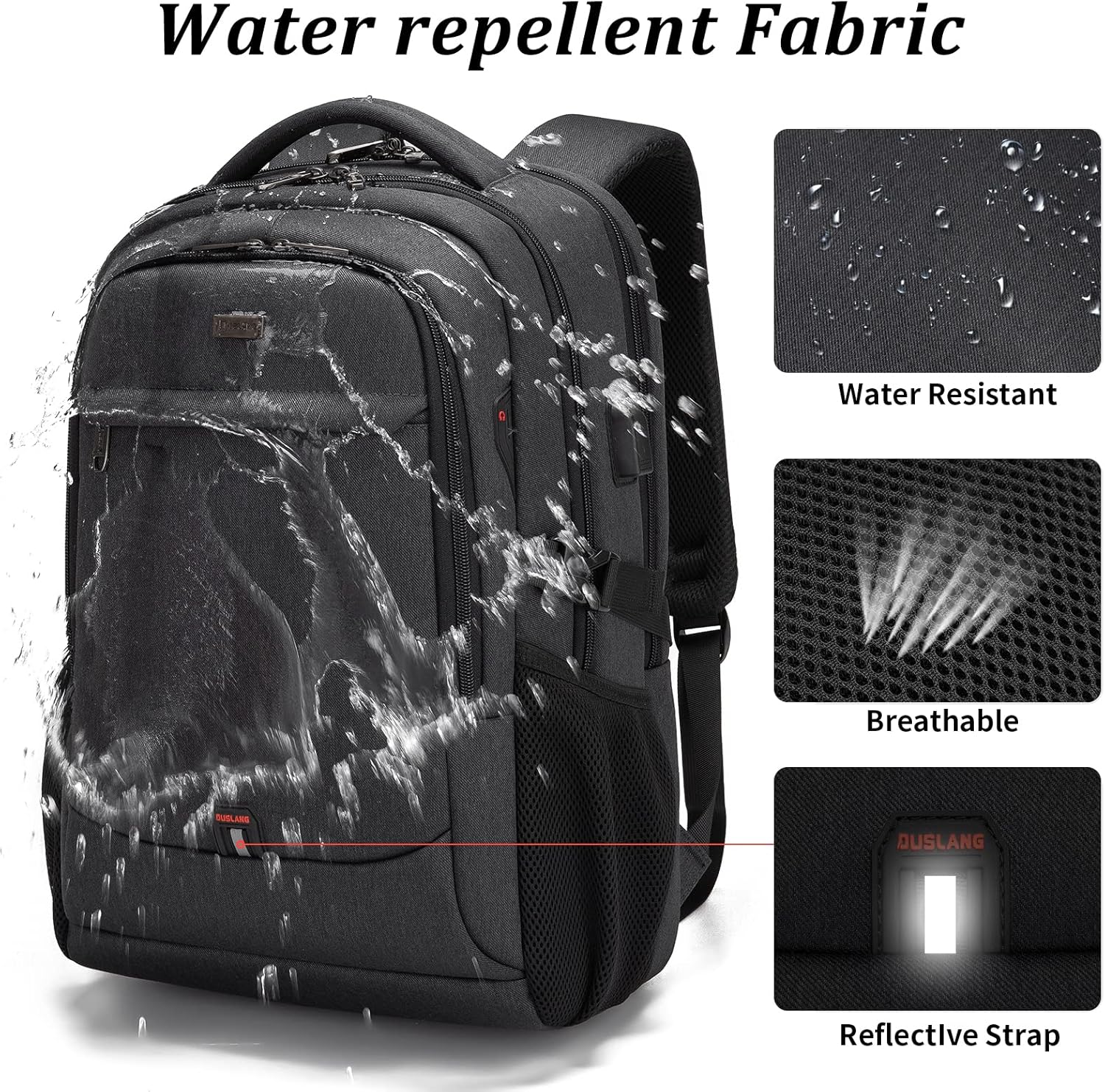 Tech-Ready Laptop Backpack with Charging Port, Anti-Theft Pocket & Multi-Day Compartments for Commute & Travel | Thomler